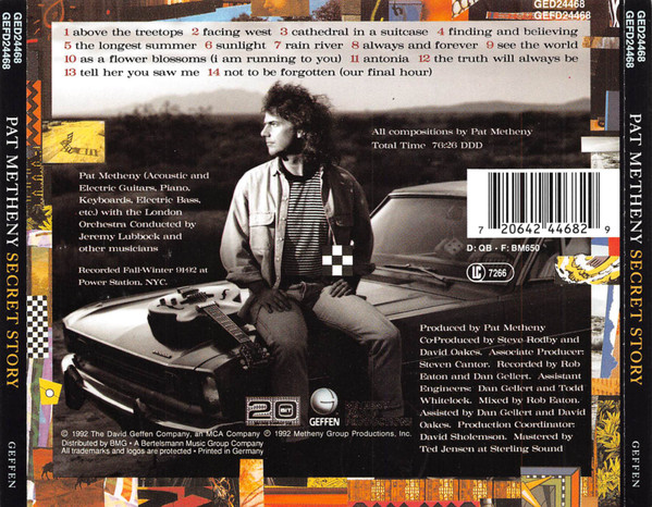 Pat Metheny - Secret Story | Geffen Records (GED 24468) - 2 Pat Metheny - Secret Story | Geffen Records (GED 24468) - 2