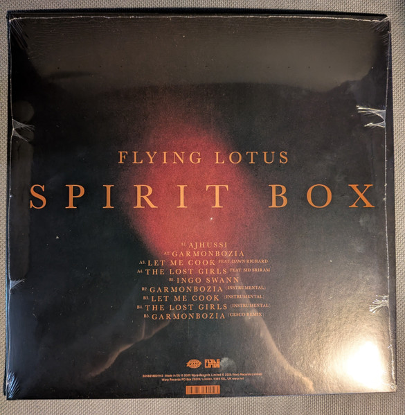 Flying Lotus - Spirit Box | Warp Records (WAP501) - 2