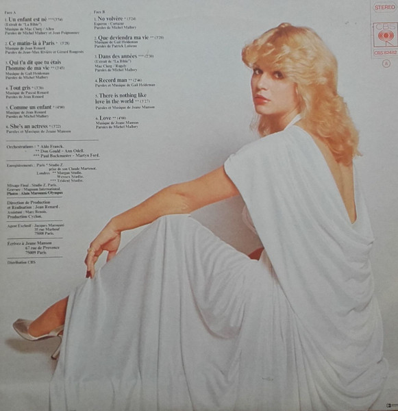 Jeane Manson - Lovingly | CBS (CBS 82482) - 2