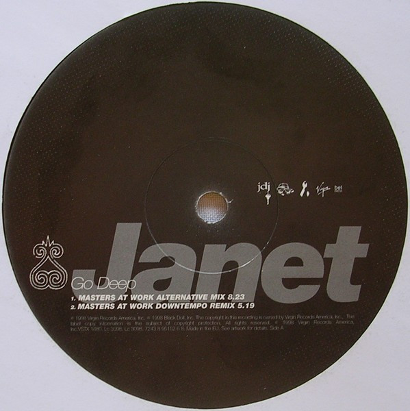 Janet Jackson - Go Deep | Virgin (VSTX 1680) - 2