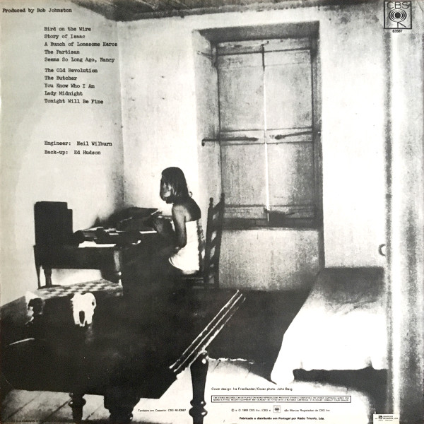 Leonard Cohen - Songs From A Room | CBS (63587) - 2
