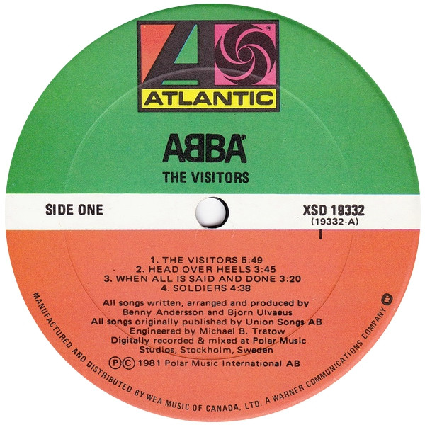 ABBA - The Visitors | Atlantic (XSD 19332) - 3 ABBA - The Visitors | Atlantic (XSD 19332) - 3