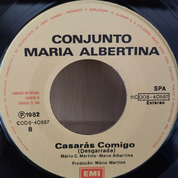 Conjunto Maria Albertina - Portugal Emigrante | EMI (11C008-40587) - 2
