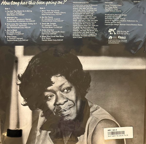 Sarah Vaughan - How Long Has This Been Going On? | Analogue Productions (APJ 163) - 4
