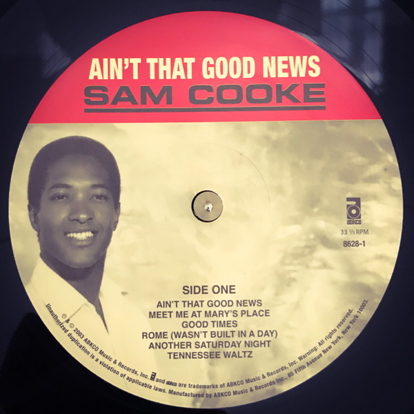 Sam Cooke - Ain't That Good News | ABKCO (8628-1) - 3