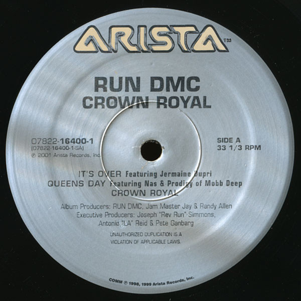 Run-DMC - Crown Royal | Arista (07822-16400-1) - 2 Run-DMC - Crown Royal | Arista (07822-16400-1) - 2