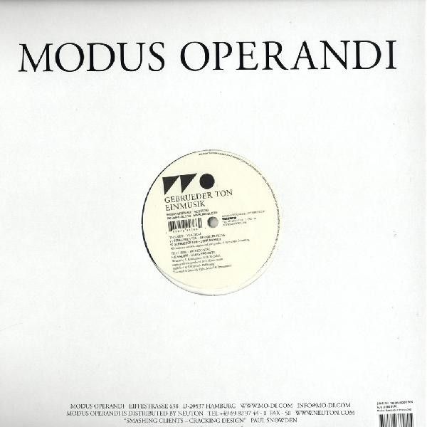 Gebrüder Ton / Einmusik - Aus Liebe Zum... | Modus Operandi (MODUS002)