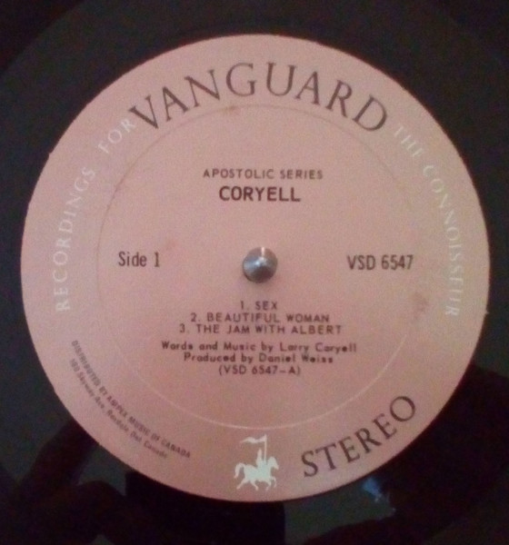 Larry Coryell - Coryell | Vanguard Apostolic (VSD 6547) - 2