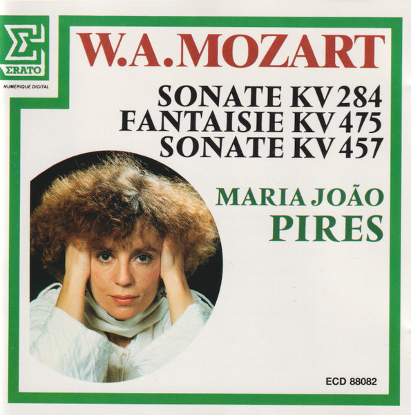 Maria-João Pires - W.A. Mozart - Sonate KV 284 - Fantaisie KV 475 - Sonate KV 457 | Erato (ECD 88082) - main