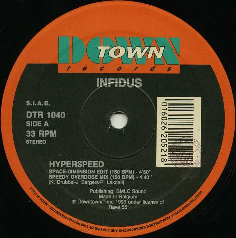 Infidus - Hyperspeed | Downtown (DTR 1040) - 2