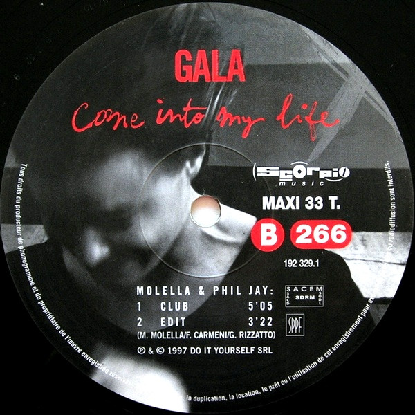Gala - Come Into My Life | Scorpio Music (192 329-1) - 4 Gala - Come Into My Life | Scorpio Music (192 329-1) - 4