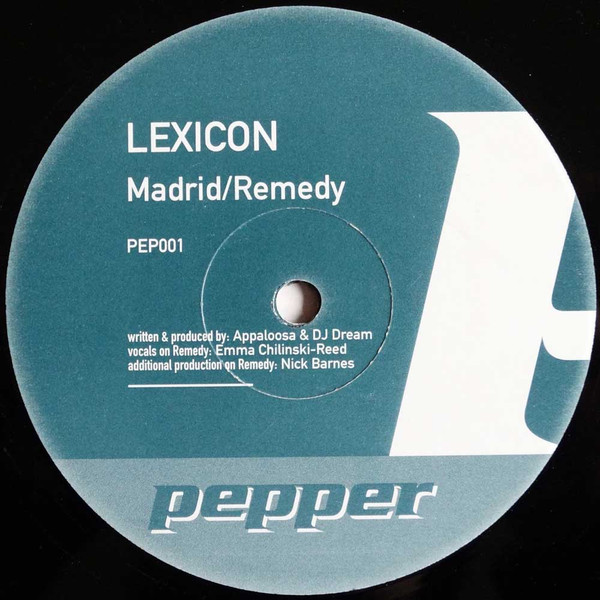 Lexicon - Madrid / Remedy | Pepper (PEP001)