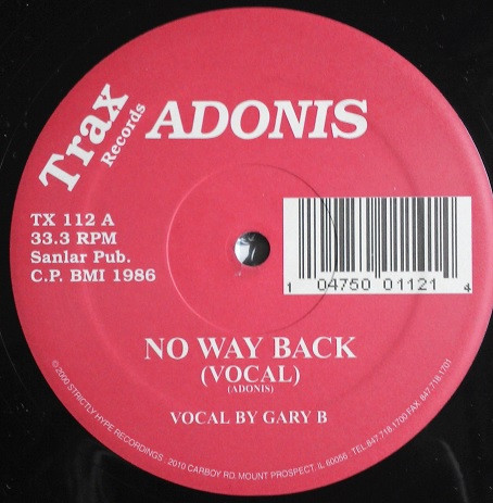 Adonis - No Way Back | Strictly Hype Recordings (TX112) - main