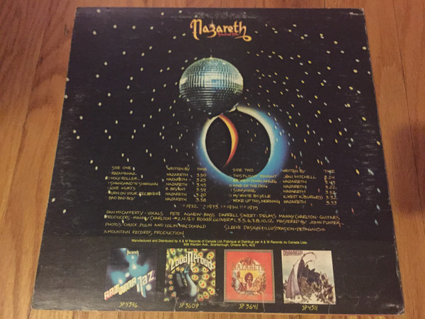Nazareth - Greatest Hits | A&M Records (SP 9020) - 2 Nazareth - Greatest Hits | A&M Records (SP 9020) - 2