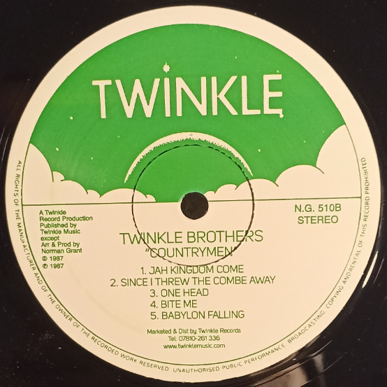 Twinkle Brothers - Countrymen | Twinkle Music (N.G. 510) - 4 Twinkle Brothers - Countrymen | Twinkle Music (N.G. 510) - 4