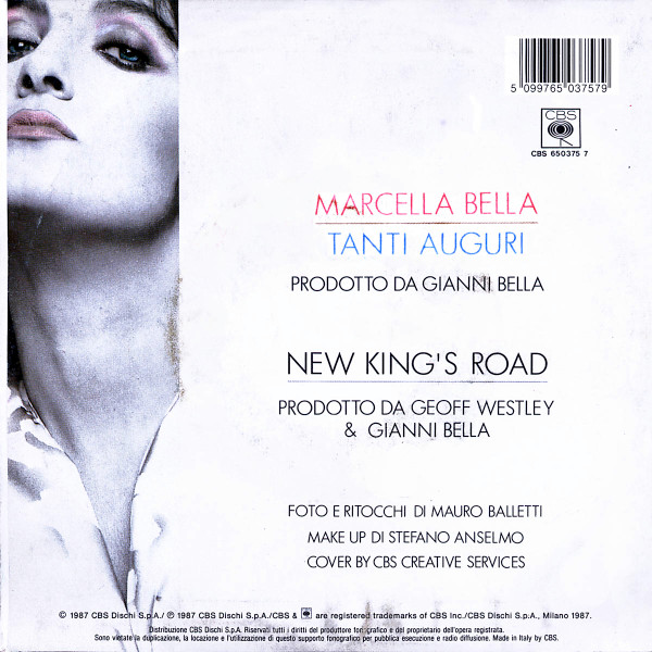 Marcella Bella - Tanti Auguri | CBS (CBS 650375 7) - 2