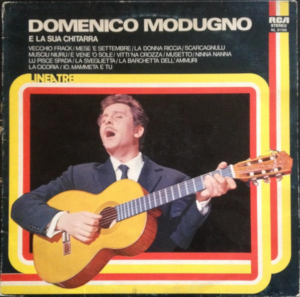 Domenico Modugno - Domenico Modugno E La Sua Chitarra | RCA (NL 31165) - main Domenico Modugno - Domenico Modugno E La Sua Chitarra | RCA (NL 31165) - main