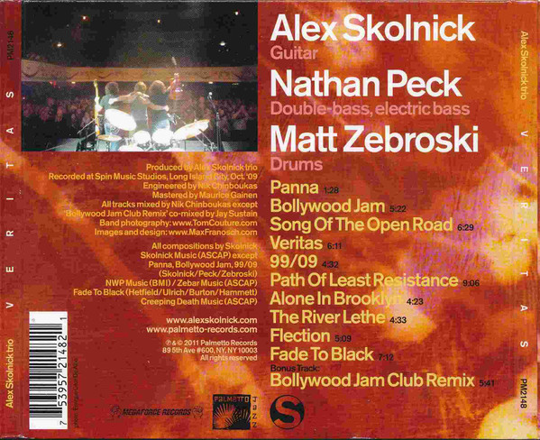 Alex Skolnick Trio - Veritas | Palmetto Records (PM2148) - 2