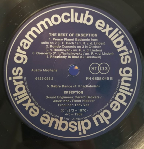 Ekseption - The Best Of Ekseption - Ekseptional Classics | Ex Libris (PH 6858 049) - 4 Ekseption - The Best Of Ekseption - Ekseptional Classics | Ex Libris (PH 6858 049) - 4