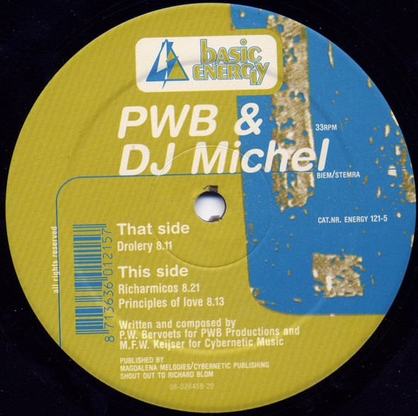 PWB & DJ Michel - Drolery | Basic Energy (ENERGY 121-5) - 3