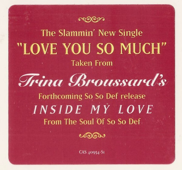 Trina Broussard - Love You So Much | So So Def (CAS 40954) - 2