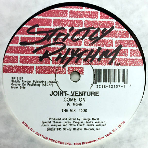 Joint Venture - Sound Blaster / Come On | Strictly Rhythm (SR12157) - 2