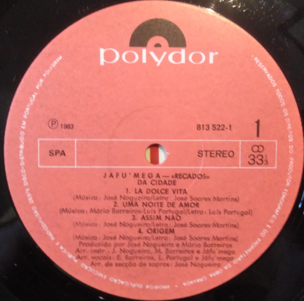 Jáfu'Mega - Recados | Polydor (813 522-1) - 4