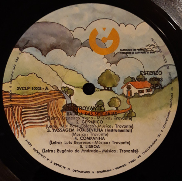 Trovante - Baile No Bosque | Valentim De Carvalho (2VCLP 10003) - 3