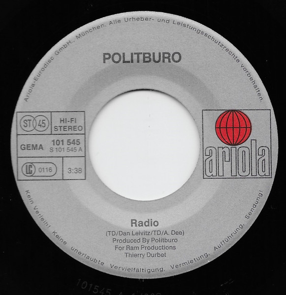Politburo - Radio | Ariola (101 545) - 3