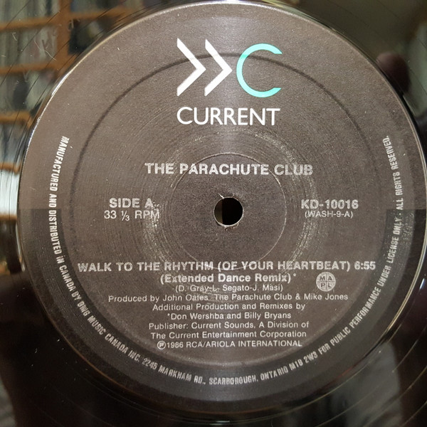 The Parachute Club - Walk To The Rhythm (Of Your Heartbeat) | Current (WASH-9) - 3