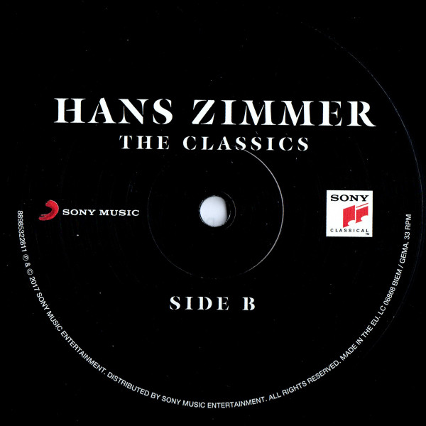 Hans Zimmer - The Classics | Sony Classical (88985322811) - 3