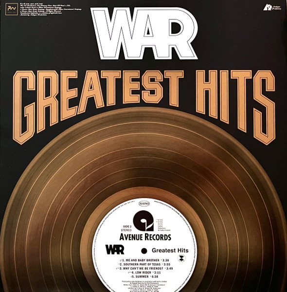 War - Greatest Hits | Analogue Productions (APP 149-45) - 2
