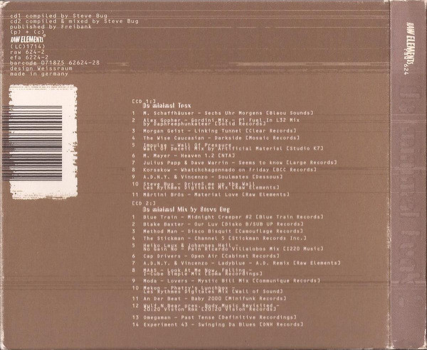 Steve Bug - Da Minimal Funk 2 | Raw Elements (raw 624-2) - 2 Steve Bug - Da Minimal Funk 2 | Raw Elements (raw 624-2) - 2