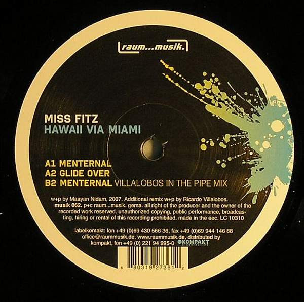 Miss Fitz - Hawaii Via Miami | Raum...musik (musik 062) - main