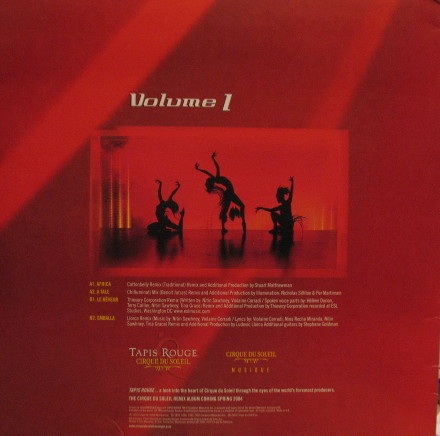 Cirque Du Soleil - Tapis Rouge (Volume 1) | Cirque Du Soleil Musique (CDSM 001) - 2 Cirque Du Soleil - Tapis Rouge (Volume 1) | Cirque Du Soleil Musique (CDSM 001) - 2
