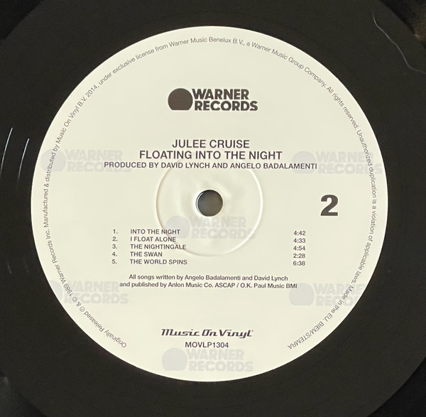 Julee Cruise - Floating Into The Night | Warner Records (MOVLP1304) - 2