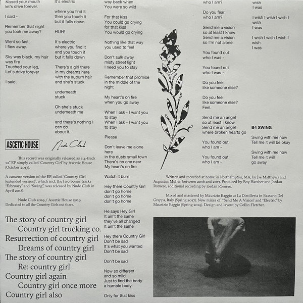 Boy Harsher - Country Girl Uncut | Nude Club Records (NUDE012) - 3