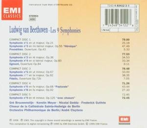Ludwig van Beethoven / André Cluytens & Berliner Philharmoniker - Les 9 Symphonies | EMI Classics (7243 4 83412 2 8) - 2