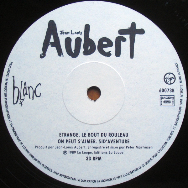 Jean-Louis Aubert - Bleu Blanc Vert | Virgin (60073) - 4 Jean-Louis Aubert - Bleu Blanc Vert | Virgin (60073) - 4