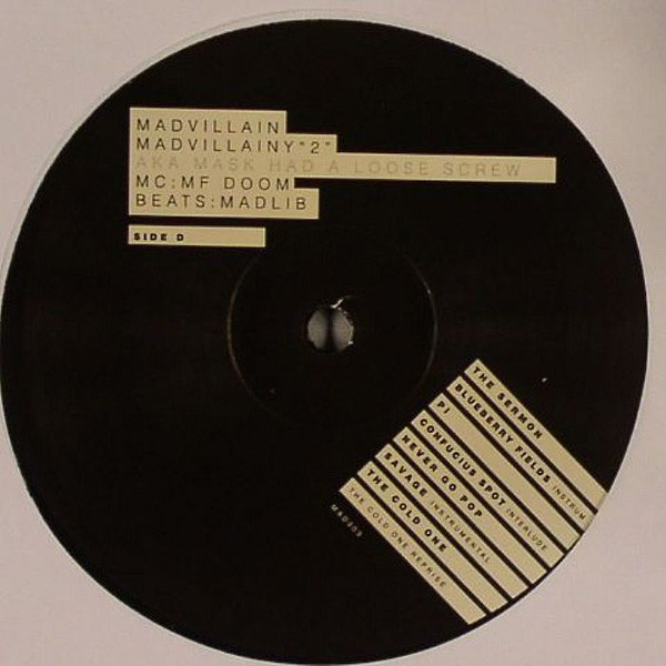 Madvillain - Madvillainy "2" Aka The Madlib Remix | Not On Label (MAD003) - 4 Madvillain - Madvillainy "2" Aka The Madlib Remix | Not On Label (MAD003) - 4