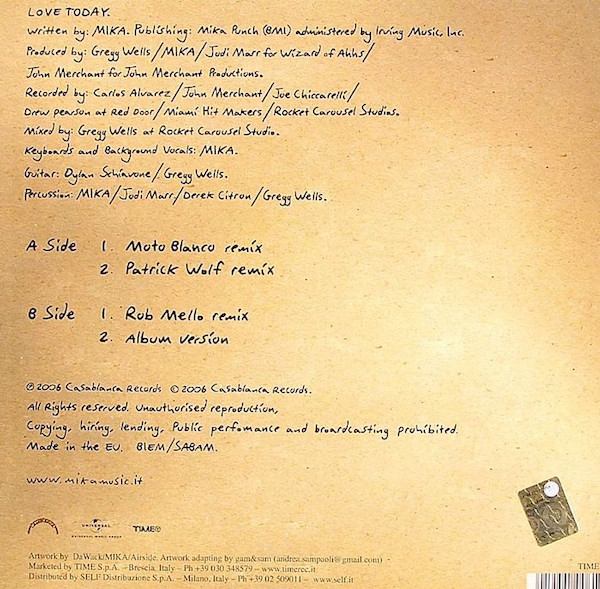 MIKA - Love Today | TIME (TIME 486) - 2 MIKA - Love Today | TIME (TIME 486) - 2
