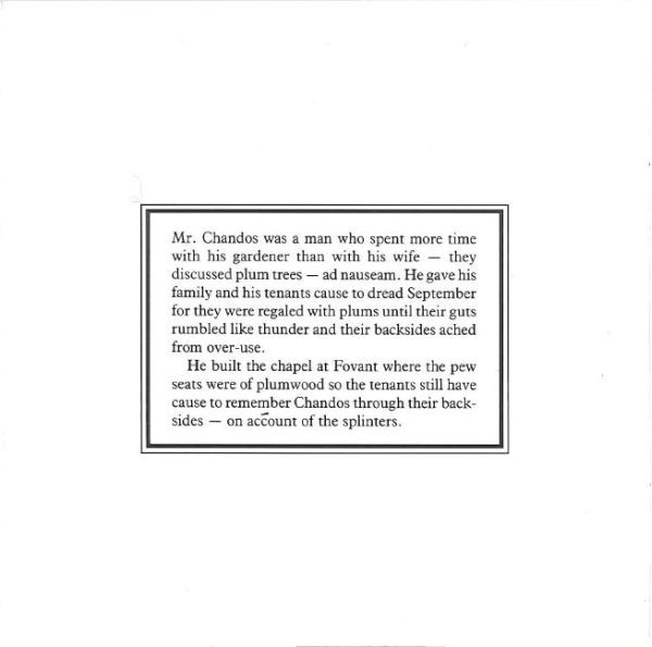 Michael Nyman - The Draughtsman's Contract | Charisma (CASCD1158) - 4