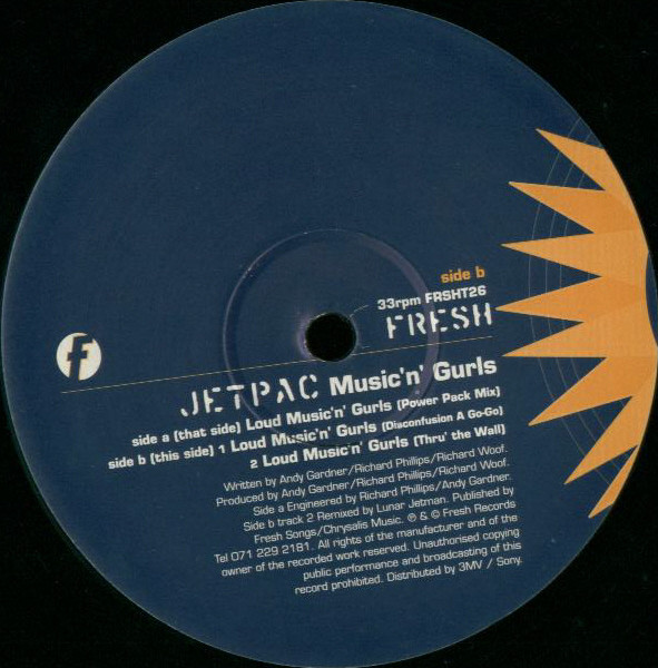 Jetpac - Music 'N' Gurls | Fresh (FRSHT26) - 3 Jetpac - Music 'N' Gurls | Fresh (FRSHT26) - 3