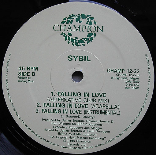 Sybil - Falling In Love | Champion (CHAMP 12 22) - 4