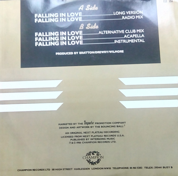 Sybil - Falling In Love | Champion (CHAMP 12 22) - 2