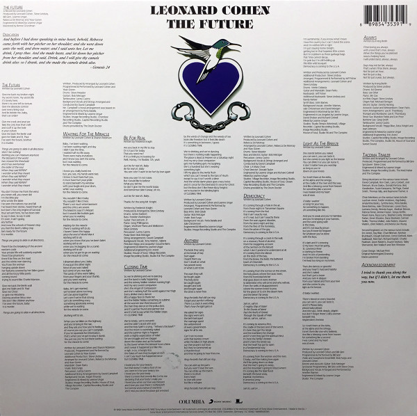 Leonard Cohen - The Future | Columbia (88985435391) - 2