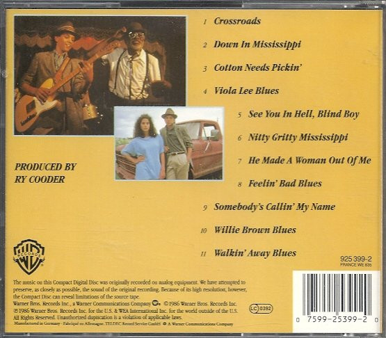 Ry Cooder - Crossroads - Original Motion Picture Soundtrack | Warner Bros. Records (925 399-2) - 2 Ry Cooder - Crossroads - Original Motion Picture Soundtrack | Warner Bros. Records (925 399-2) - 2