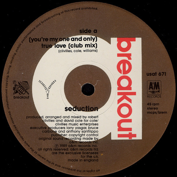 Seduction - (You're My One And Only) True Love | Breakout (usat 671) - 3 Seduction - (You're My One And Only) True Love | Breakout (usat 671) - 3