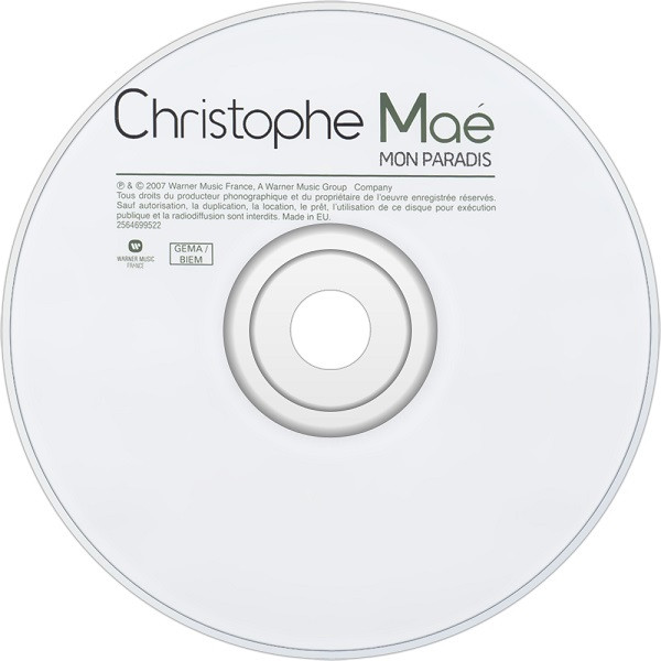 Christophe Maé - Mon Paradis | Warner Music France (2564699522) - 3