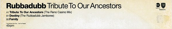 Rubbadubb - Tribute To Our Ancestors | EastWest (Sam3270) - main Rubbadubb - Tribute To Our Ancestors | EastWest (Sam3270) - main